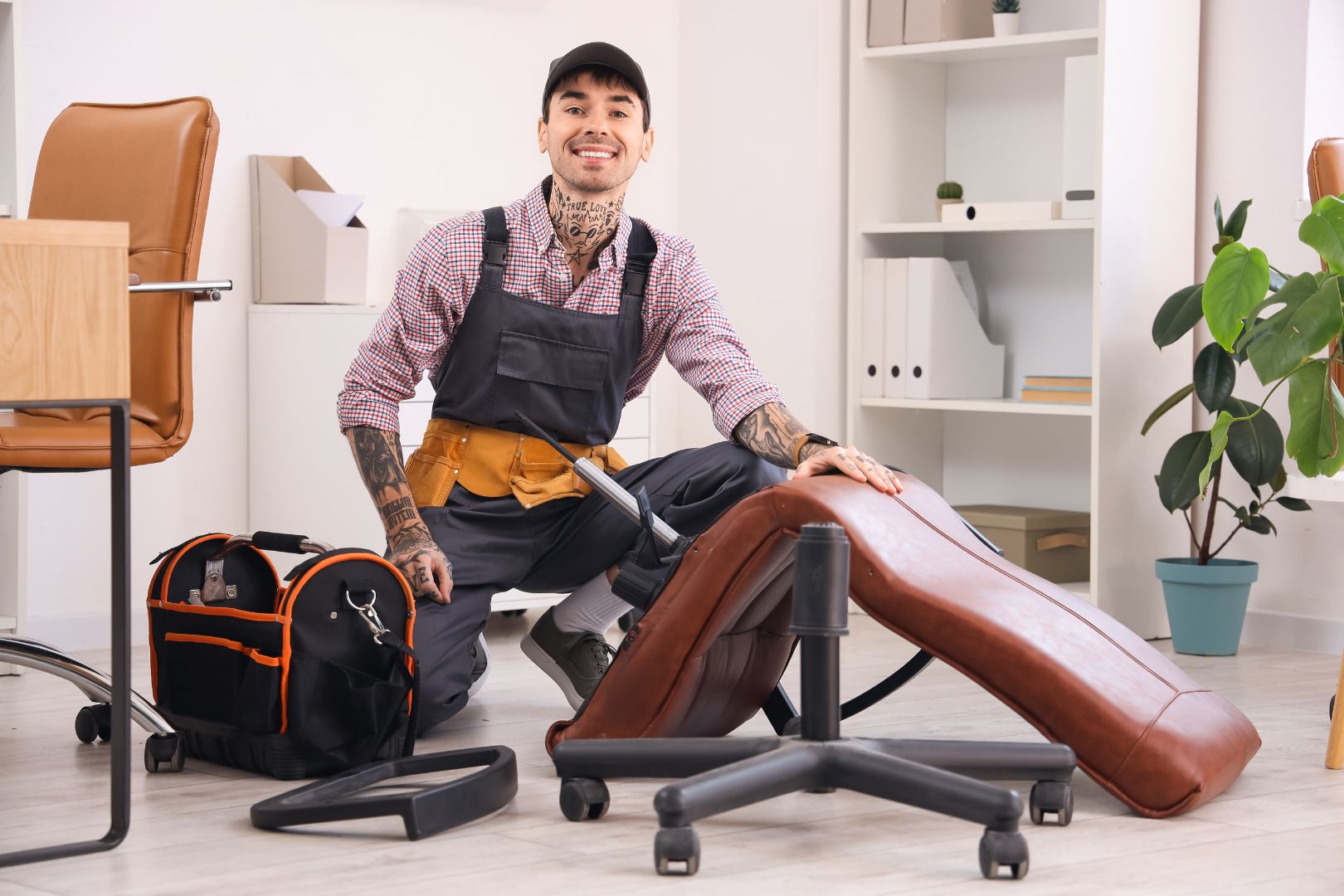 como montar cadeira de home office